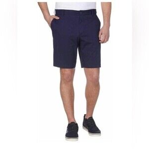 IZOD Mens Mid-Weight Saltwater Flat Front Stretch Chino Short .